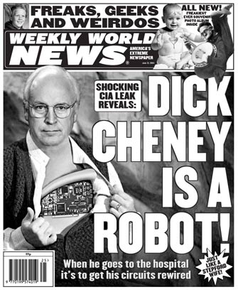 Dick Cheney est un robot !