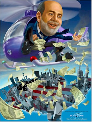 Pour résoudre la crise, Bernanke fait marcher la planche à billets