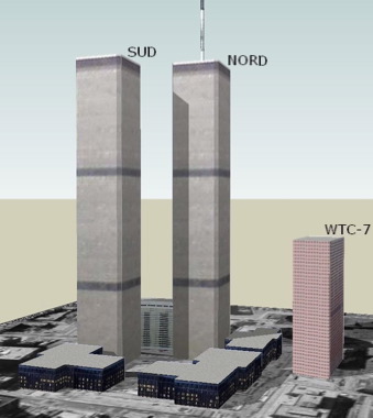 Schéma du World Trade Center avec tour 7