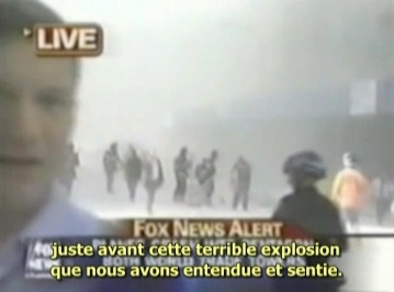 Vidéo montrant un témoin d'explosion au World Trade Center
